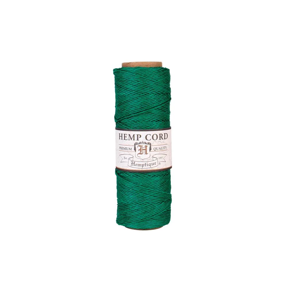 Green, Twine/Thread/Cord, Art & School, Hemptique, Hemp Cord, 10#, 205', 957004